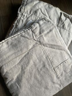 Beige Linen Curtains 