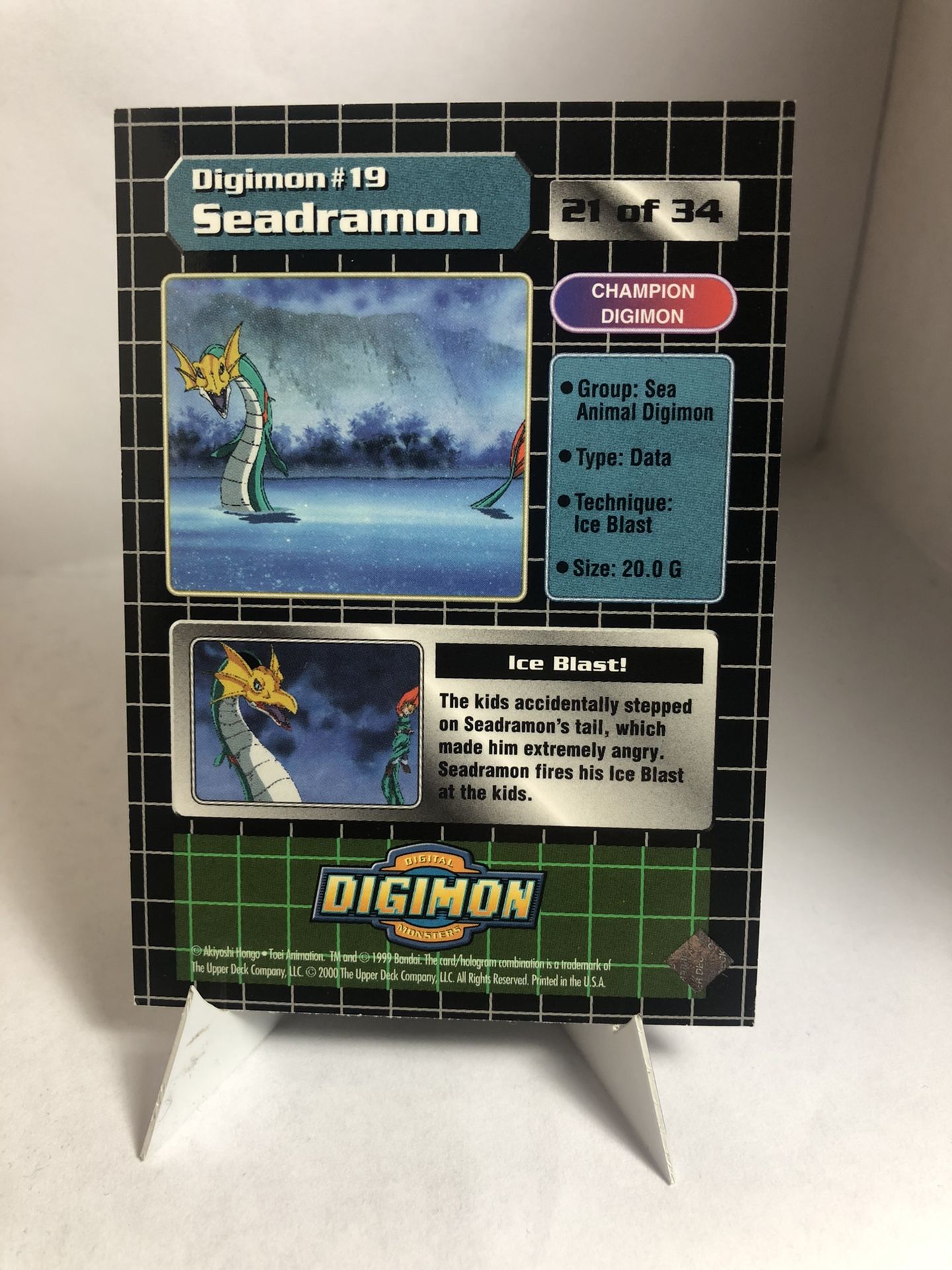 upper deck digimon cards Rookie trading card 1999 #2 at Amazon's Entertainment Collectibles Store 1999 Upper Deck Digimon Silver