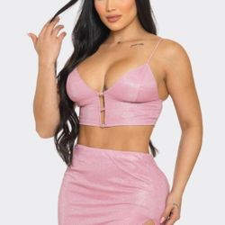 Sexy Top And Skirt Set