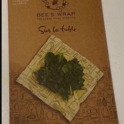 Sur La Table Bee's Wrap Reusable Beeswax Wraps, Set Of 3