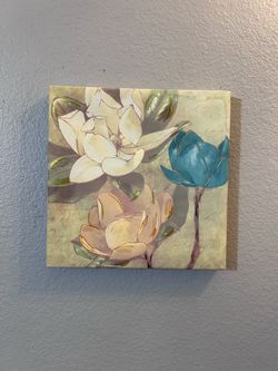 🌸 Floral Canvas Wall Art – Magnolia Flowers