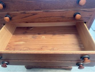 Solid Oak Dresser & Nightstand - $165