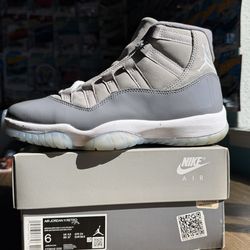 Jordan Air Jordan 11 Retro Cool Grey High Top Leader size 6