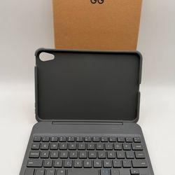 ZAGG Slim Book mini iPad mini (A17 Pro)/ (Gen 6) Keyboard Case – Bluetooth Detachable Keyboard & Protective Case Combo, Slim, Compact, Magnetic Hinge,