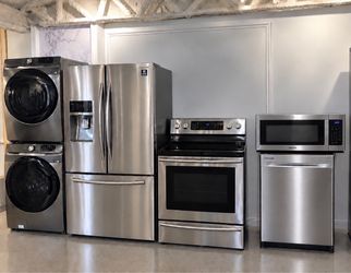6 piece house appliances package deal