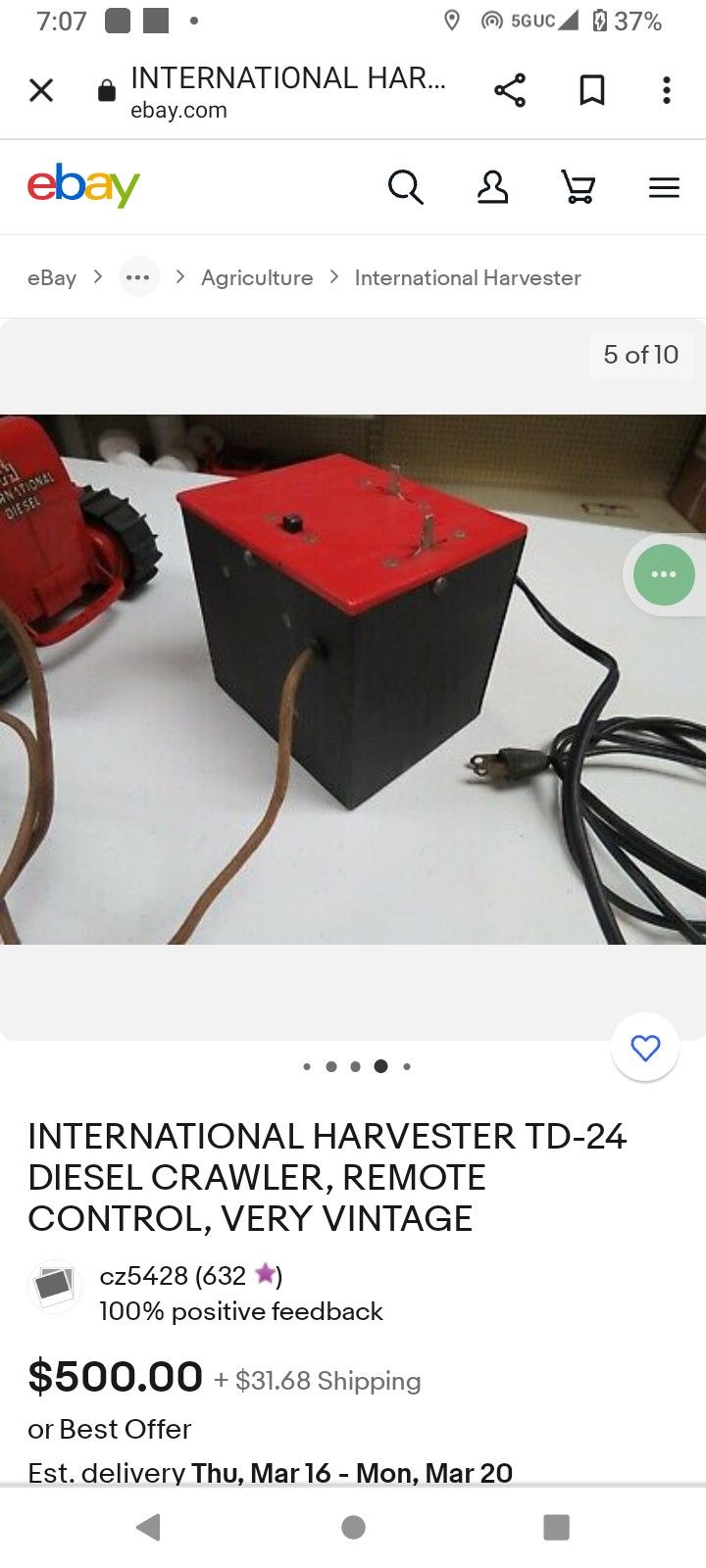 International Harvester TD Crawler Dozer