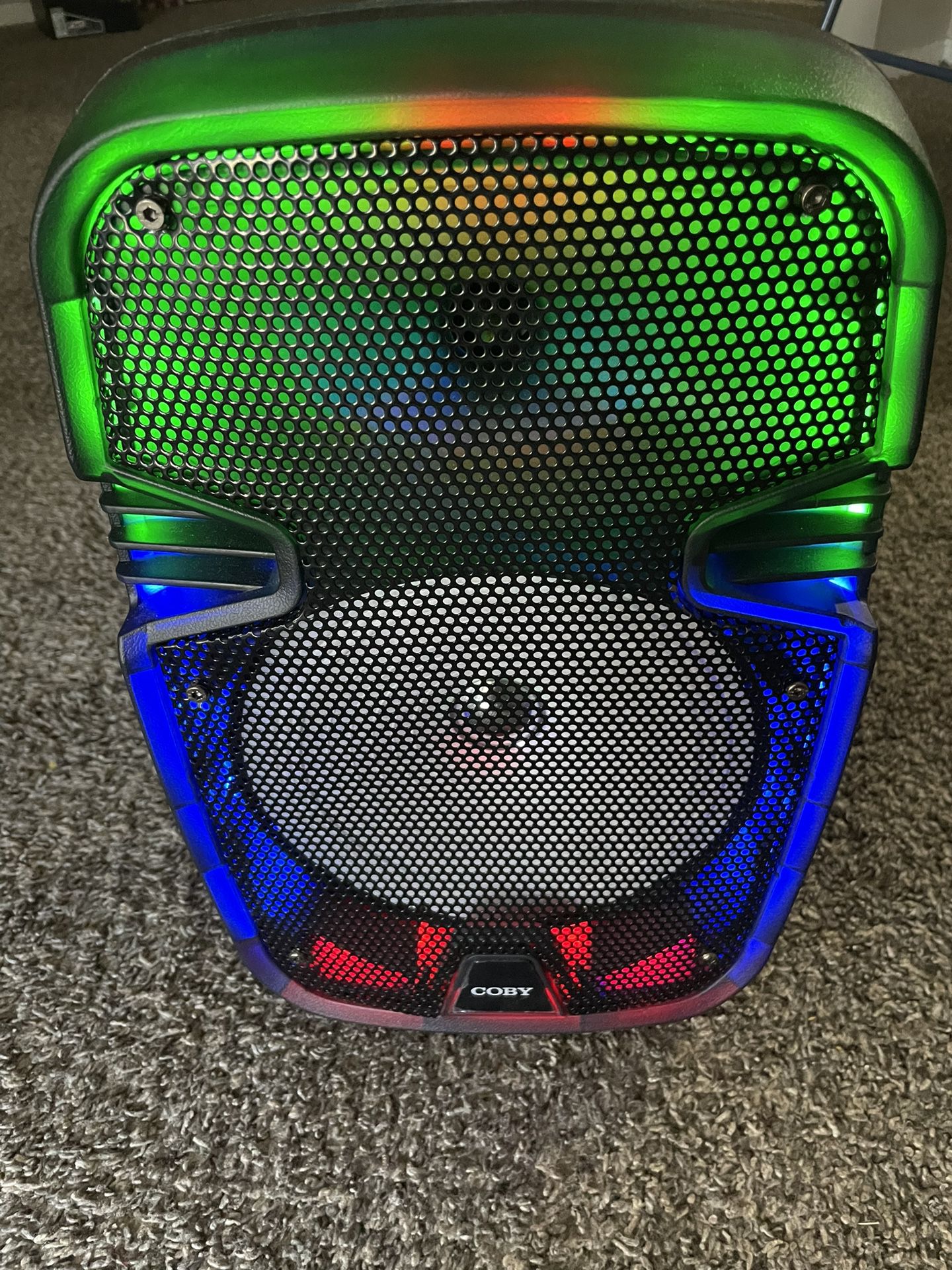 Coby Bluetooth Speaker With Lights