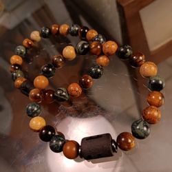 Beaded BRACELET CANCER, CAPRICORN, GEMINI 