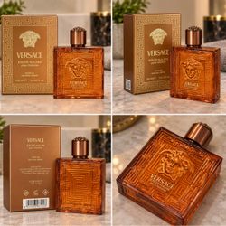 Versace Eros Najim Parfum for Men | 3.4oz 100ml | Oud, Saffron & Mandarin | Premium Designer Cologne |Sealed