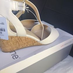 Wedges White 8.5