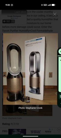 Dyson Bladeless Purifier Humidify+Cool Formaldehyde (model PH04)