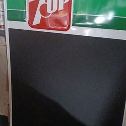 1970 Vintage 7UP Sign Chalkboard