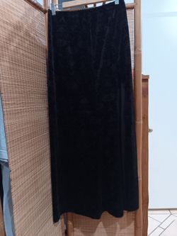 Ladies Romwe Goth jacquard  slit thigh skit
