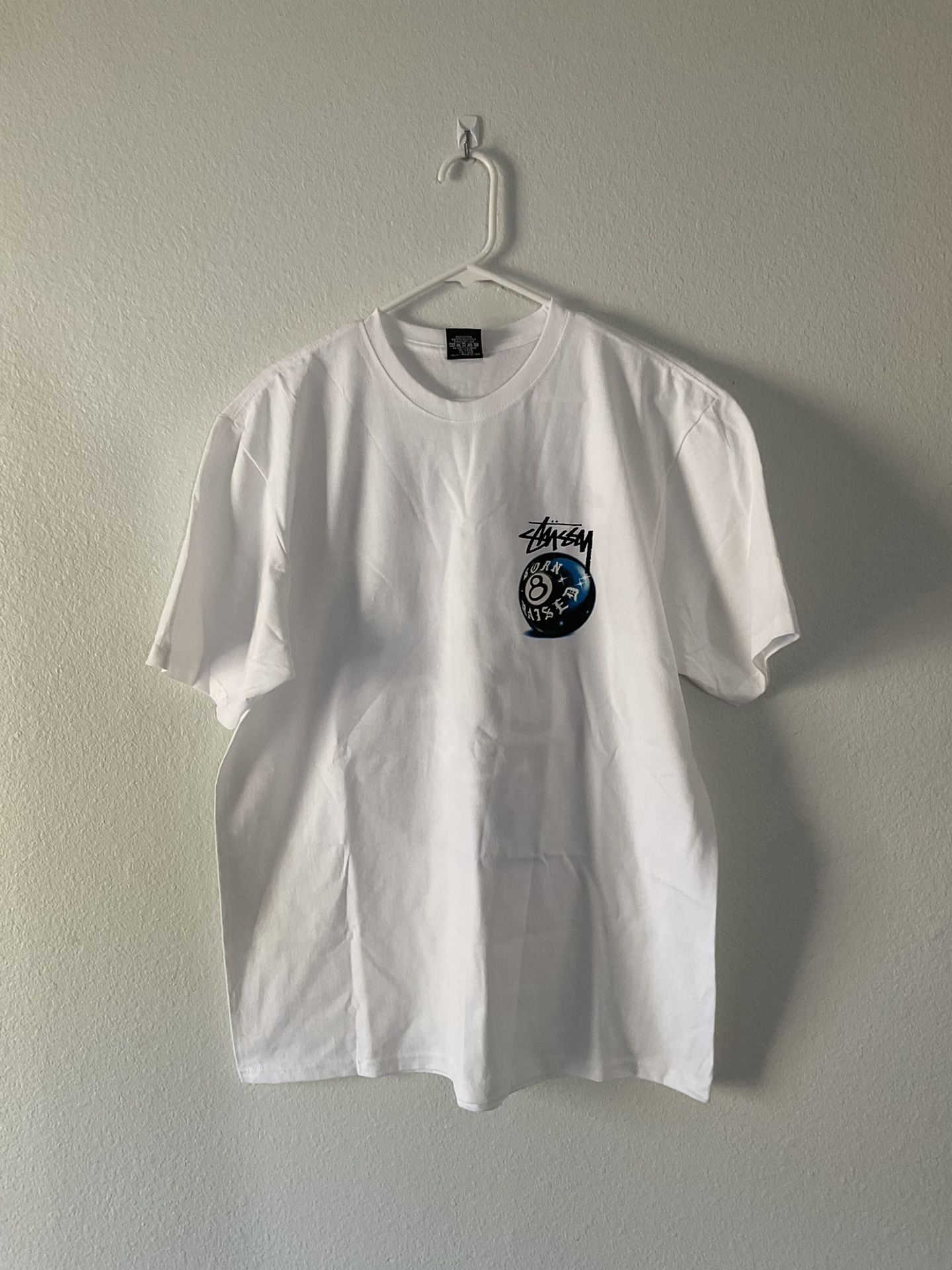 Stussy Born x Raised 8 Ball Tee Size Large for Sale in Escondido