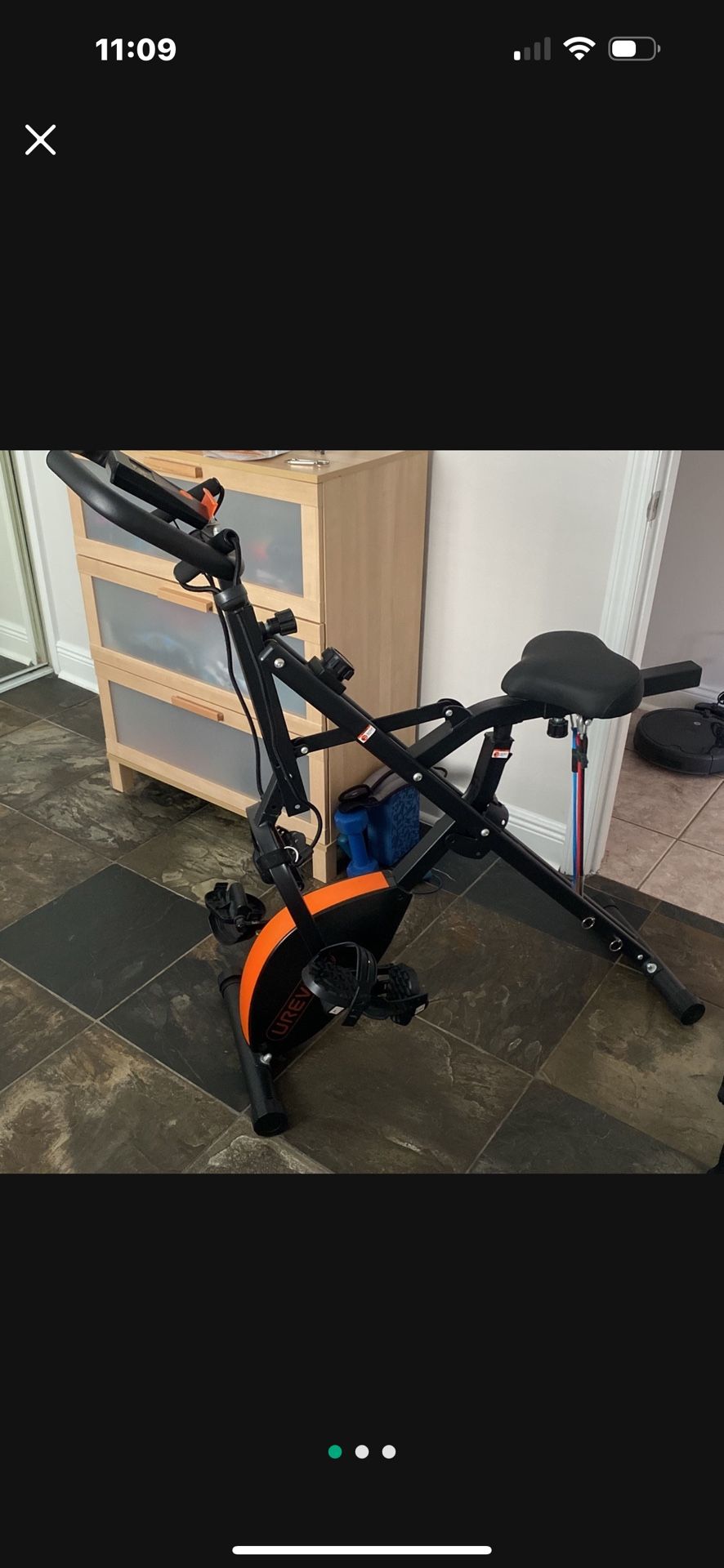 Folding exercise bike 3 In 1