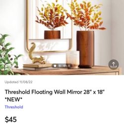 Treshold Floating Wall Mirror