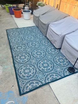 Blue Outdoor Rugs