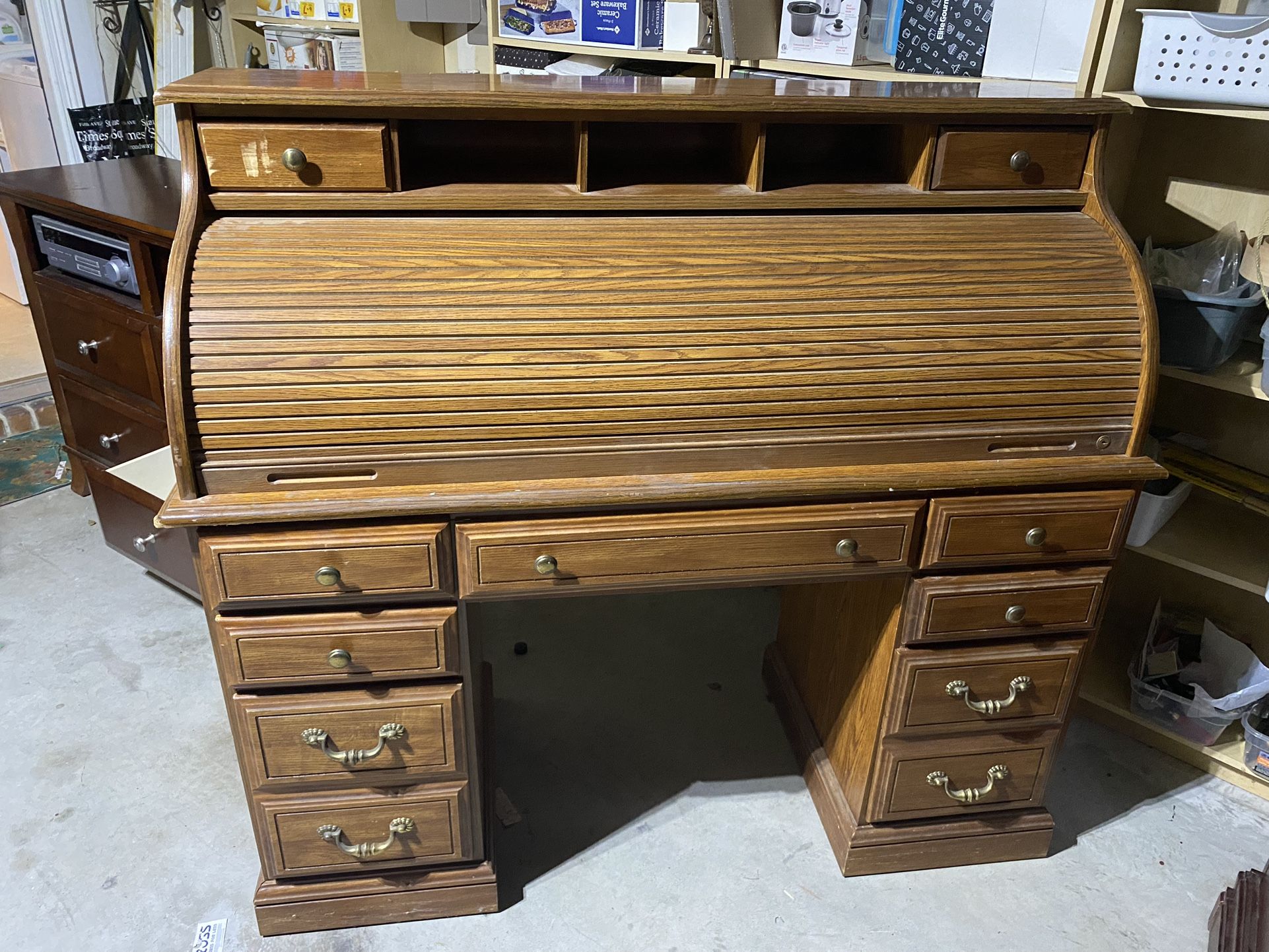 Rolltop Secretary Desk.