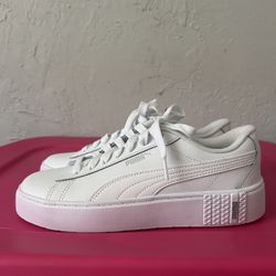 WOMENS PUMA CARINA MIA WHITE 8.5 NEW W TAGS