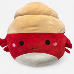indie the hermit crab squishmallow  19 inches. 