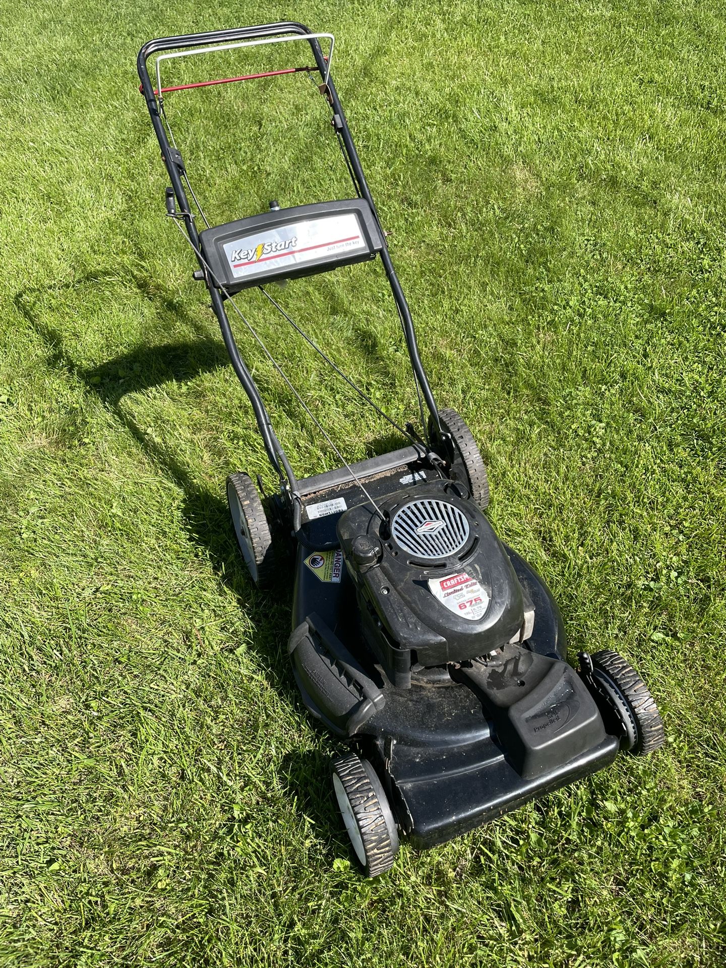 Craftsman Self Propelled Lawn Mower Lawnmower With Electric Start