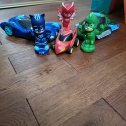 PJ Masks Figures And Cars