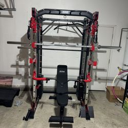 💥❗️NEW‼️FREE ASSEMBLY/DELIVERY 🔥🚚💥SMITH MACHINE✅ Complete Bundle✅
