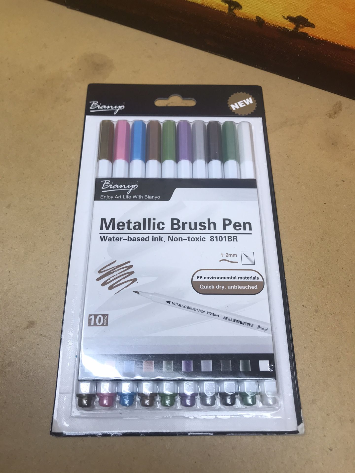 Bianyo Metallic Brush Pen