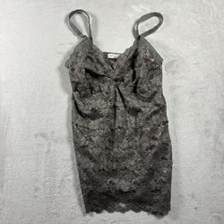 Vintage Piacere Di Piu Lace Babydoll Women S Gray Y2K Fairy Whimsy Forever 21#3A