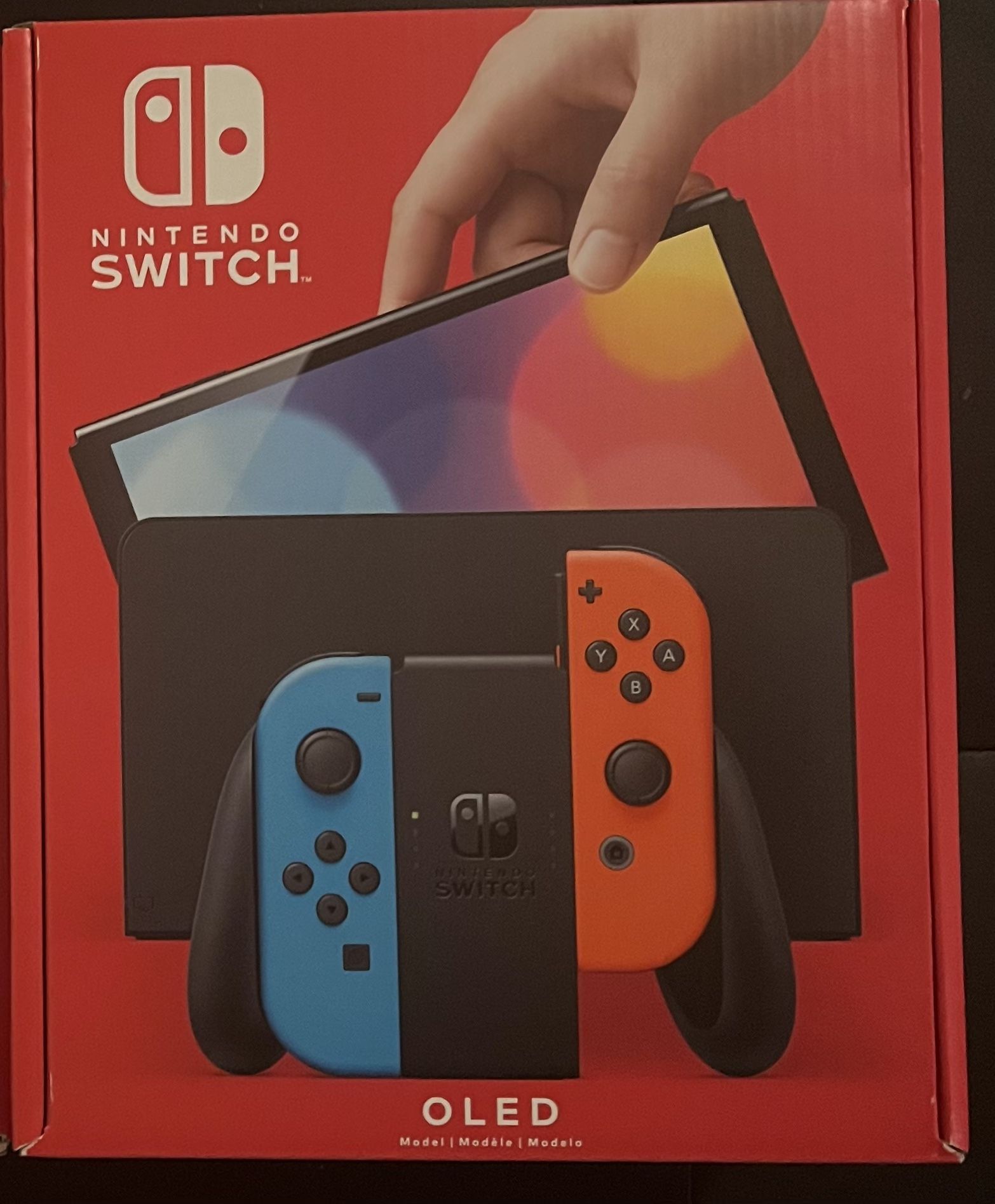 Nintendo Switch OLED (red/blue)