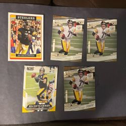 Ben Roethlisberger 5 Card Lot
