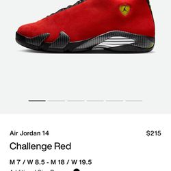 DS Ferrari Jordan Retro 14 