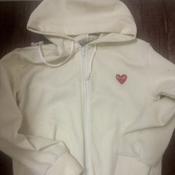 CDG HOODIE YELLOW