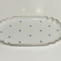 Vintage Austrian Augarten Wien Porcelain Tray
