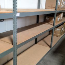 Industrial Shelving 96 in W x 24 in D Boltless  Storage Racks New Better Than Uline Home Depot And Lowes 