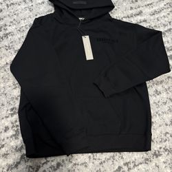 Black Essential Hoodie