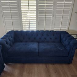 Pottery Barn sofa and loveseat