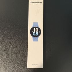 44mm Samsung Galaxy Watch 5 Bluetooth + Wi-Fi + GPS R910 Blue - BRAND NEW