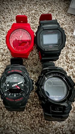 Casio G-Shock Watches Bundle – 2 Working, 2 Need Battery/Charge