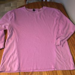 Wild Fable Size XL Lilac Waffle Weave Long Sleeve Shirt 