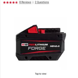 Milwaukee M18 red lithium forge HD 12.0 battery