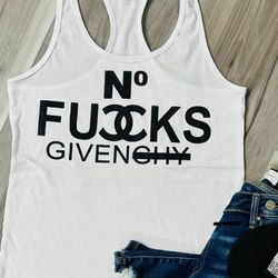 No F Given ~ Boutique Graphic Tank Top /M/L/XL