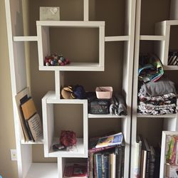 White Shelving Units $100/each