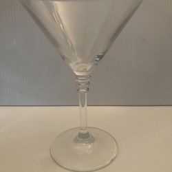 4-Vintage Martini Crystal Glasses