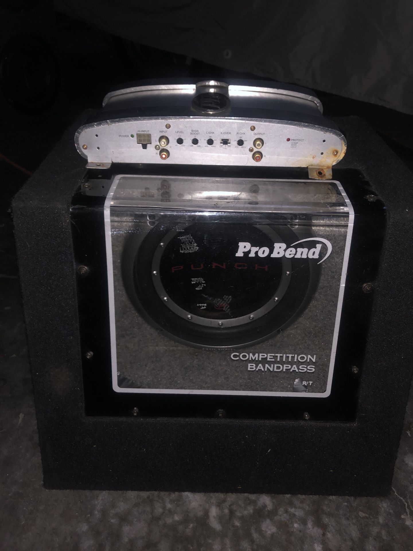 Jensen Amp And 10 Inch Fosgate Subwoofer Combo