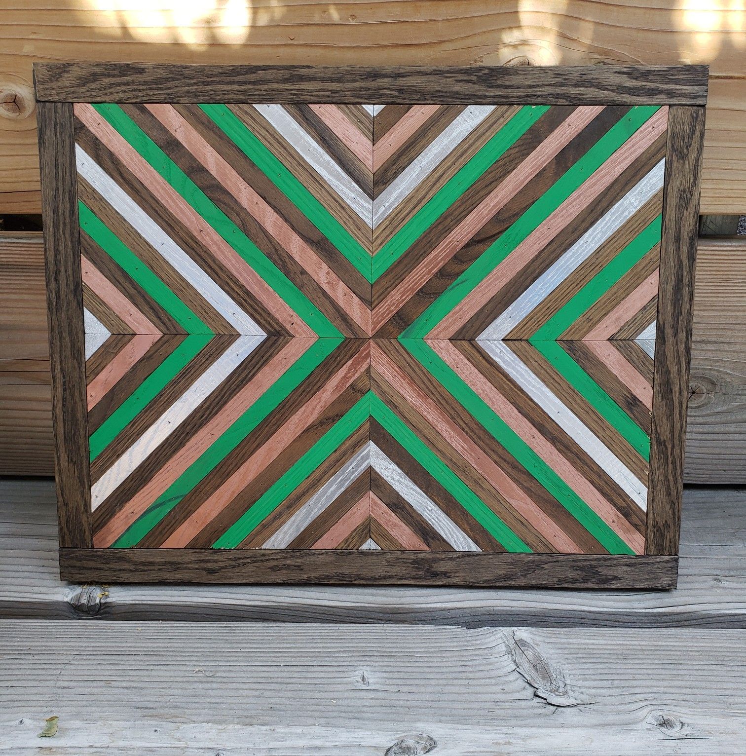 Decorative wood art piece $30