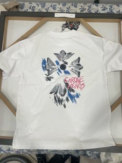 White Chrome Heart Shirt