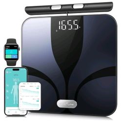 Posture Scale for Body Weight and Fat Percentage, 8 Electrodes Larger Platform
