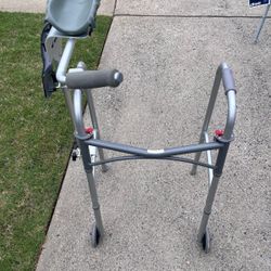 Walker, Shower Bench, Raised Toilet Seat