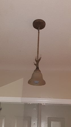 Foyer and dining room matching lights